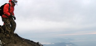Climbing Mount Fuji